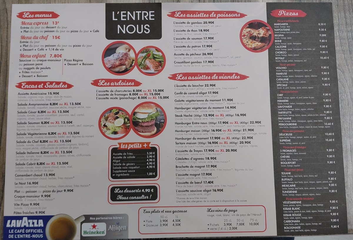 L'Entre-Nous Photo Menu 1