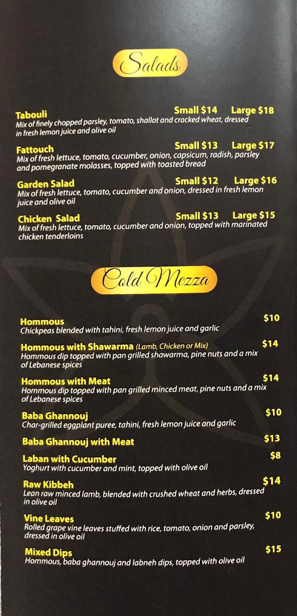 Jasmin1 Blacktown Lebanese Restaurant Photo Menu 5