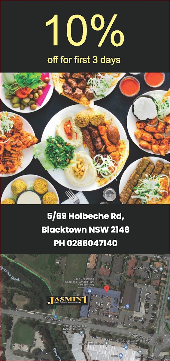 Jasmin1 Blacktown Lebanese Restaurant Photo Menu 7