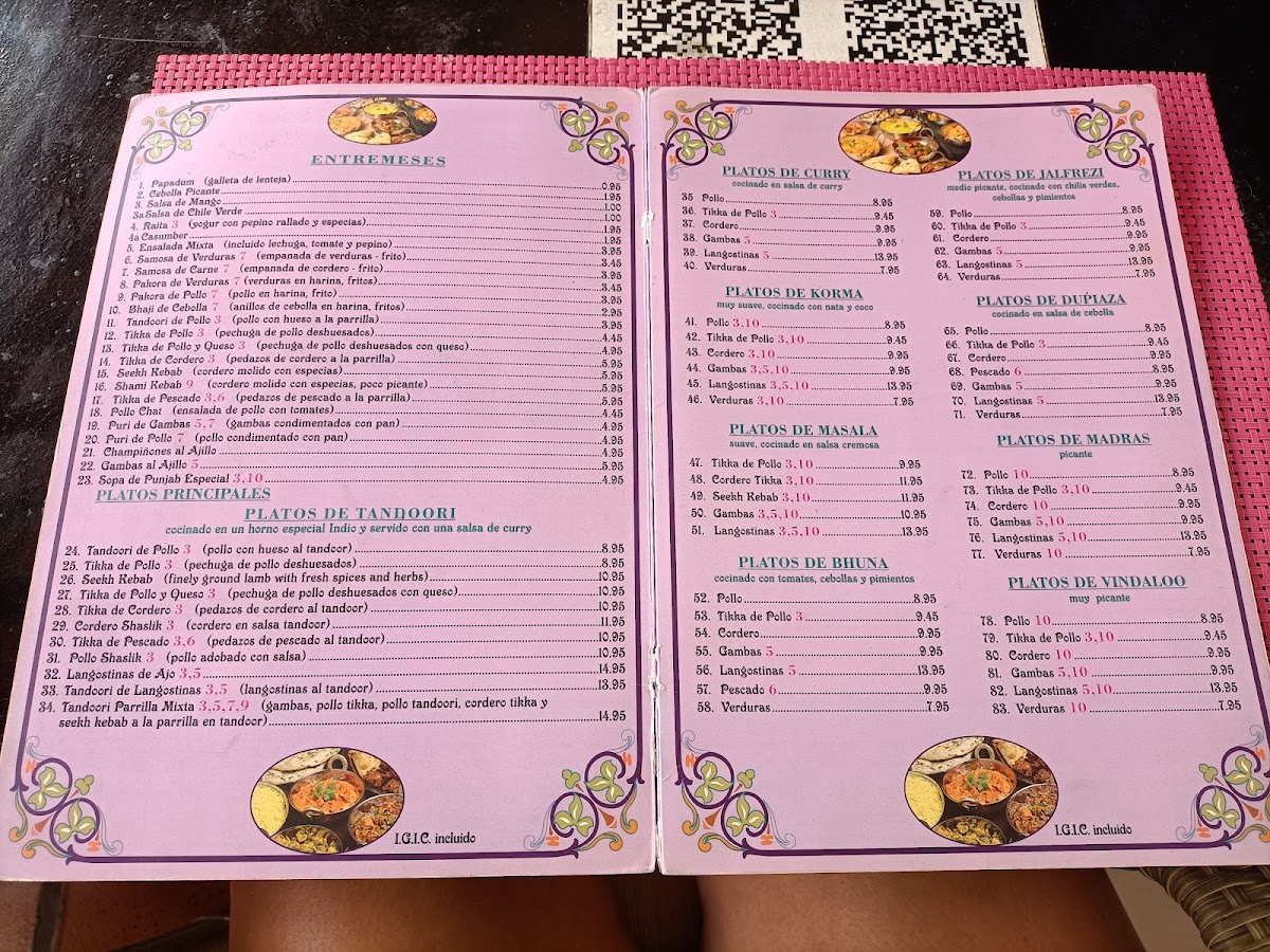 Sher - E - Punjab Photo Menu 3