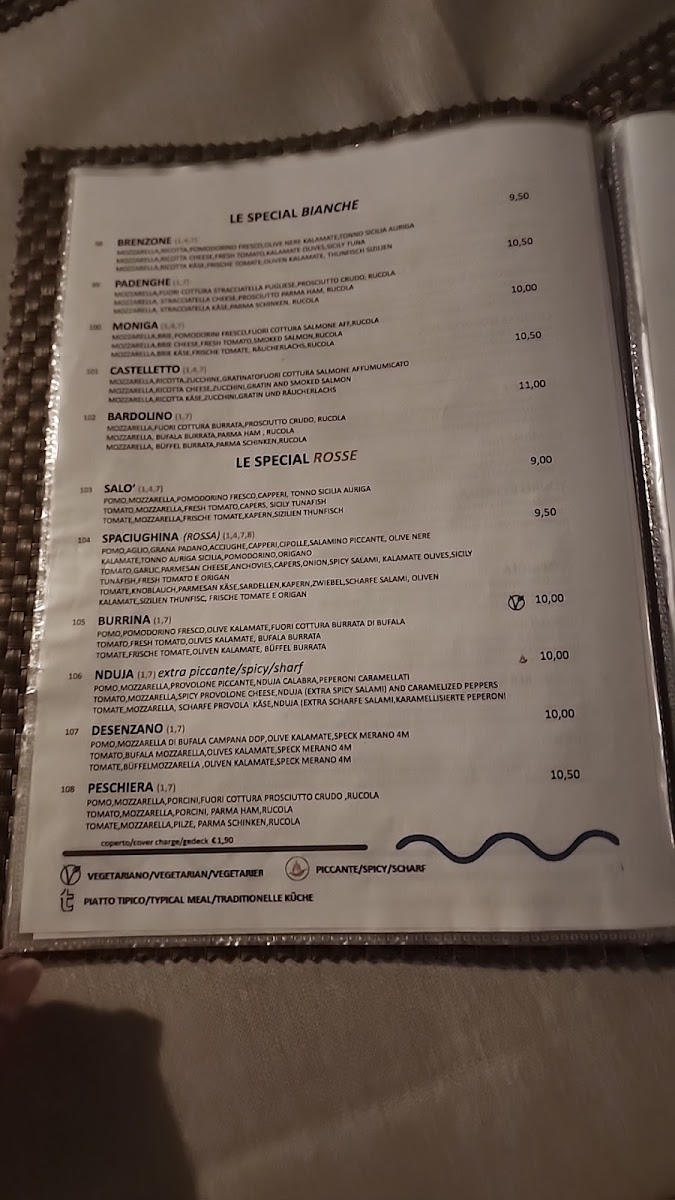 Sorriso Pizzeria Ristorante Photo Menu 1