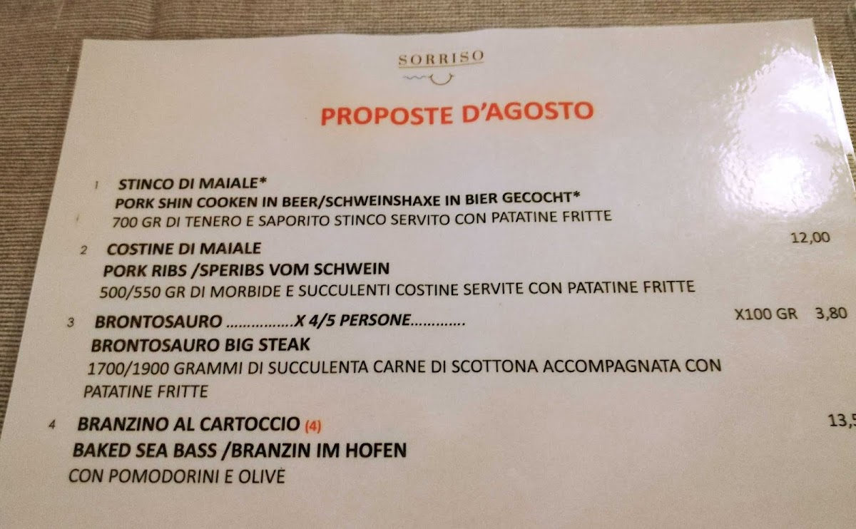 Sorriso Pizzeria Ristorante Photo Menu 10
