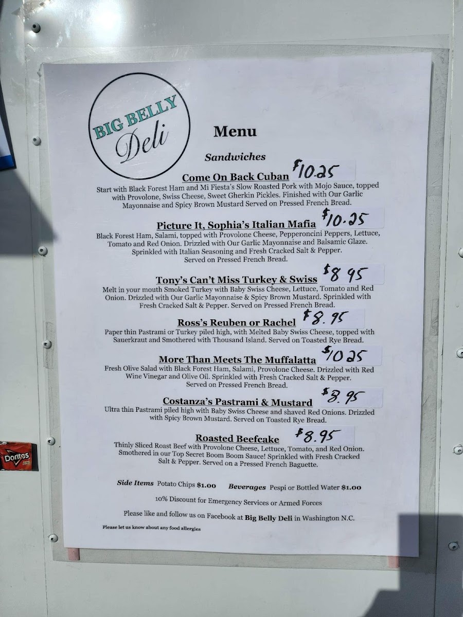 Big Belly, A French-Italian Eatery Photo Menu 5