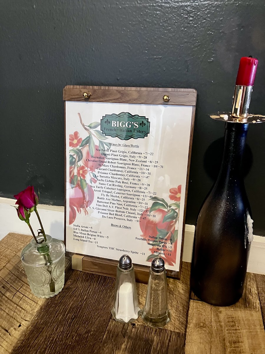 Big Belly, A French-Italian Eatery Photo Menu 6