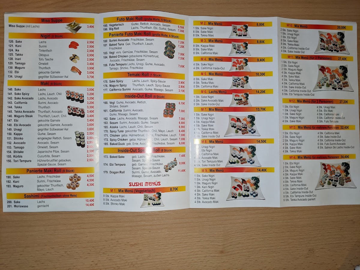 Asia Haus Bottrop Thai Wok & Sushi Photo Menu 6