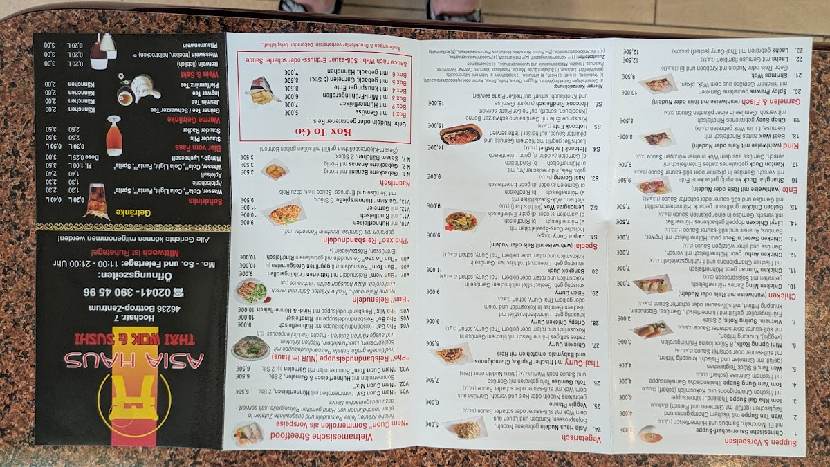 Asia Haus Bottrop Thai Wok & Sushi Photo Menu 9