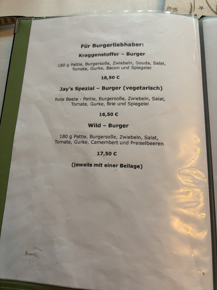 Gaststätte Jägerhof Photo Menu 2