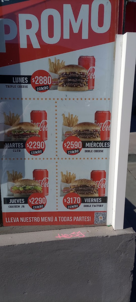 The Burger Factory Constitución Photo Menu 1