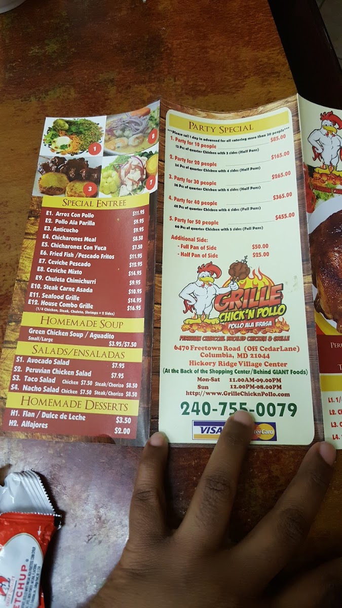 Grille Chick'n Pollo Photo Menu 3