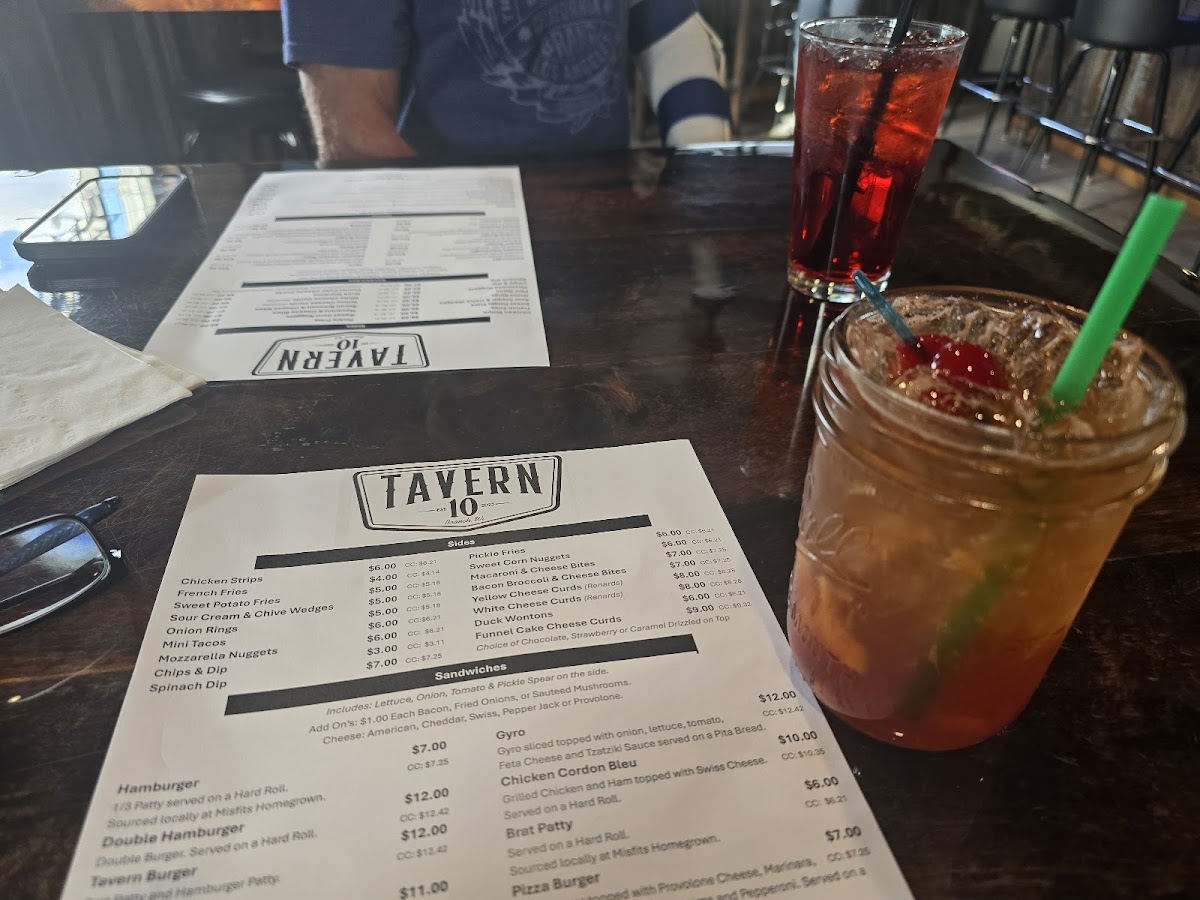 Tavern 10 Photo Menu 3