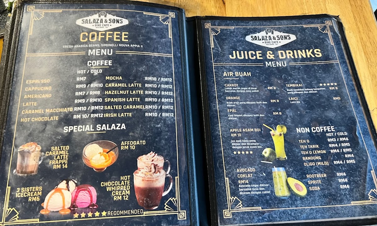 Salaza & Sons Bike Cafe Photo Menu 10