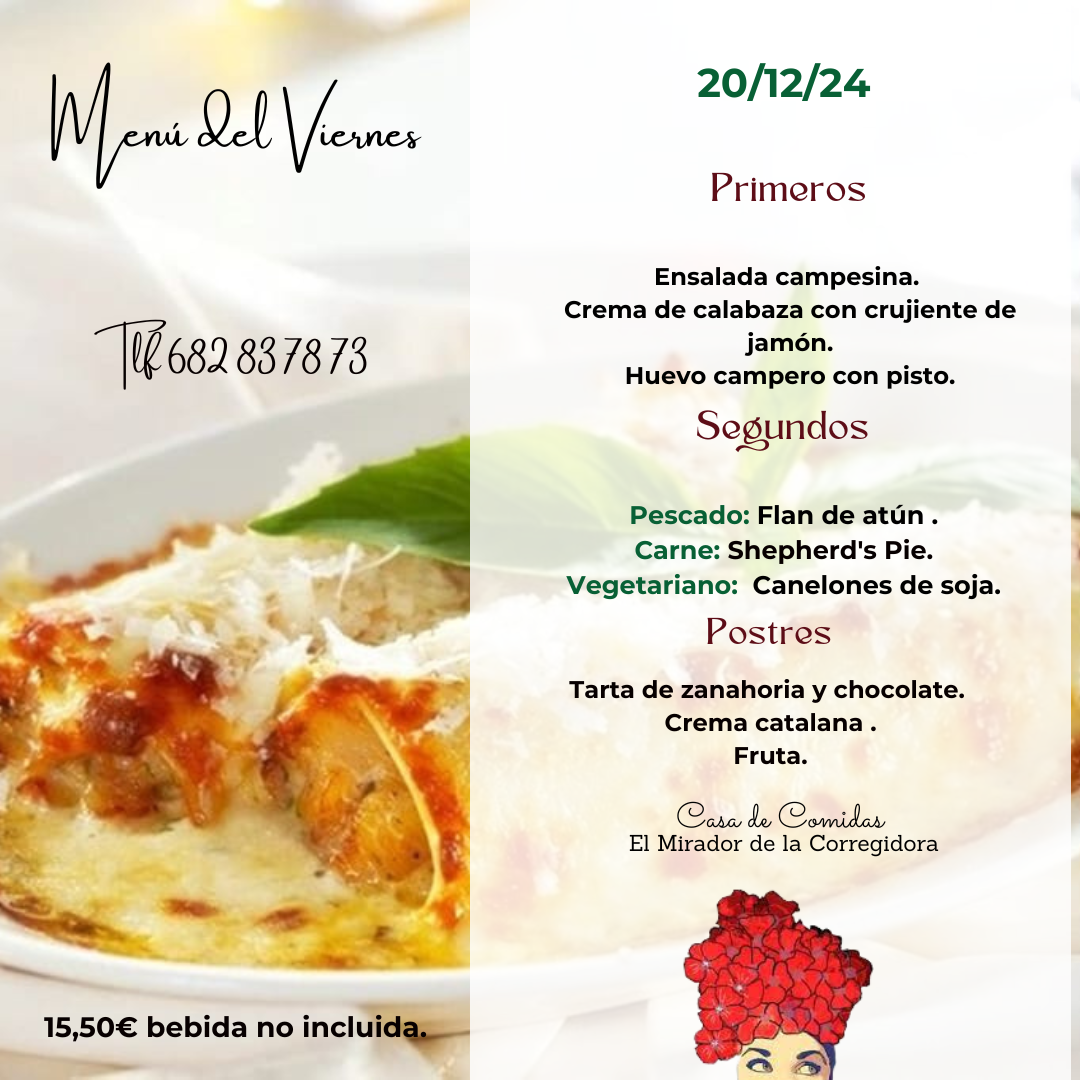 Restaurante EL MIRADOR DE LA CORREGIDORA Photo Menu 3