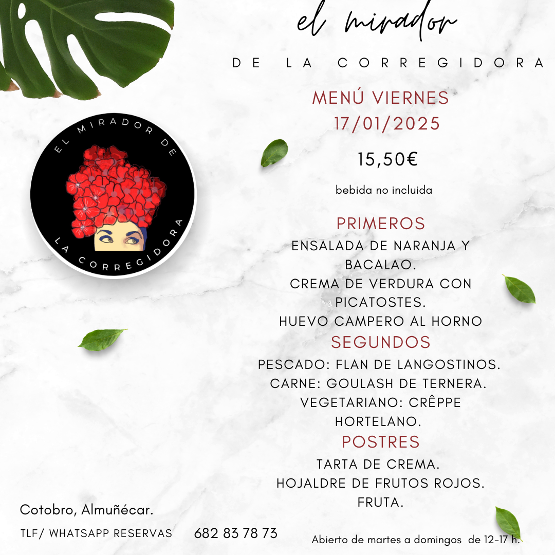 Restaurante EL MIRADOR DE LA CORREGIDORA Photo Menu 6