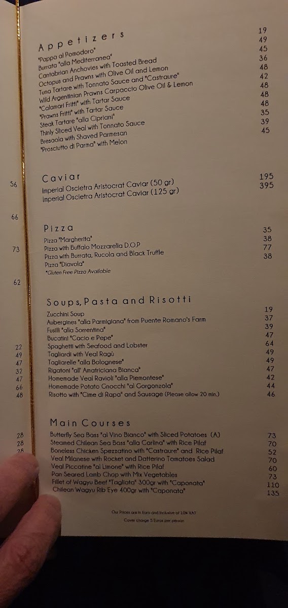 Cipriani Marbella Photo Menu 6