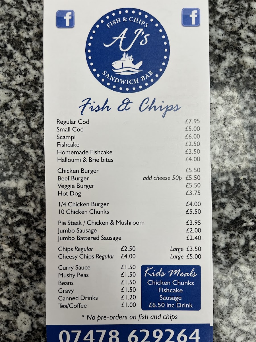 Al Fresh Co. Photo Menu 1