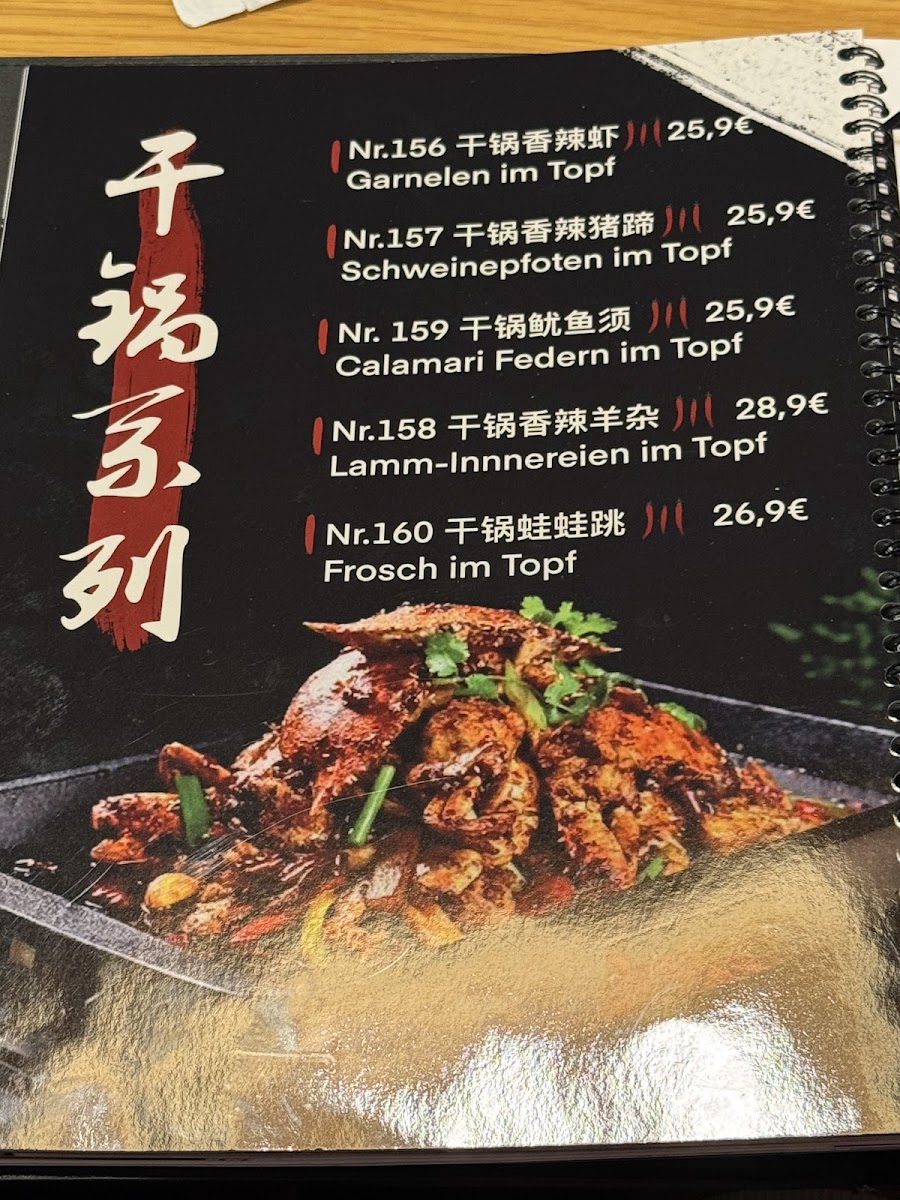 老成都 Szechuan Photo Menu 2