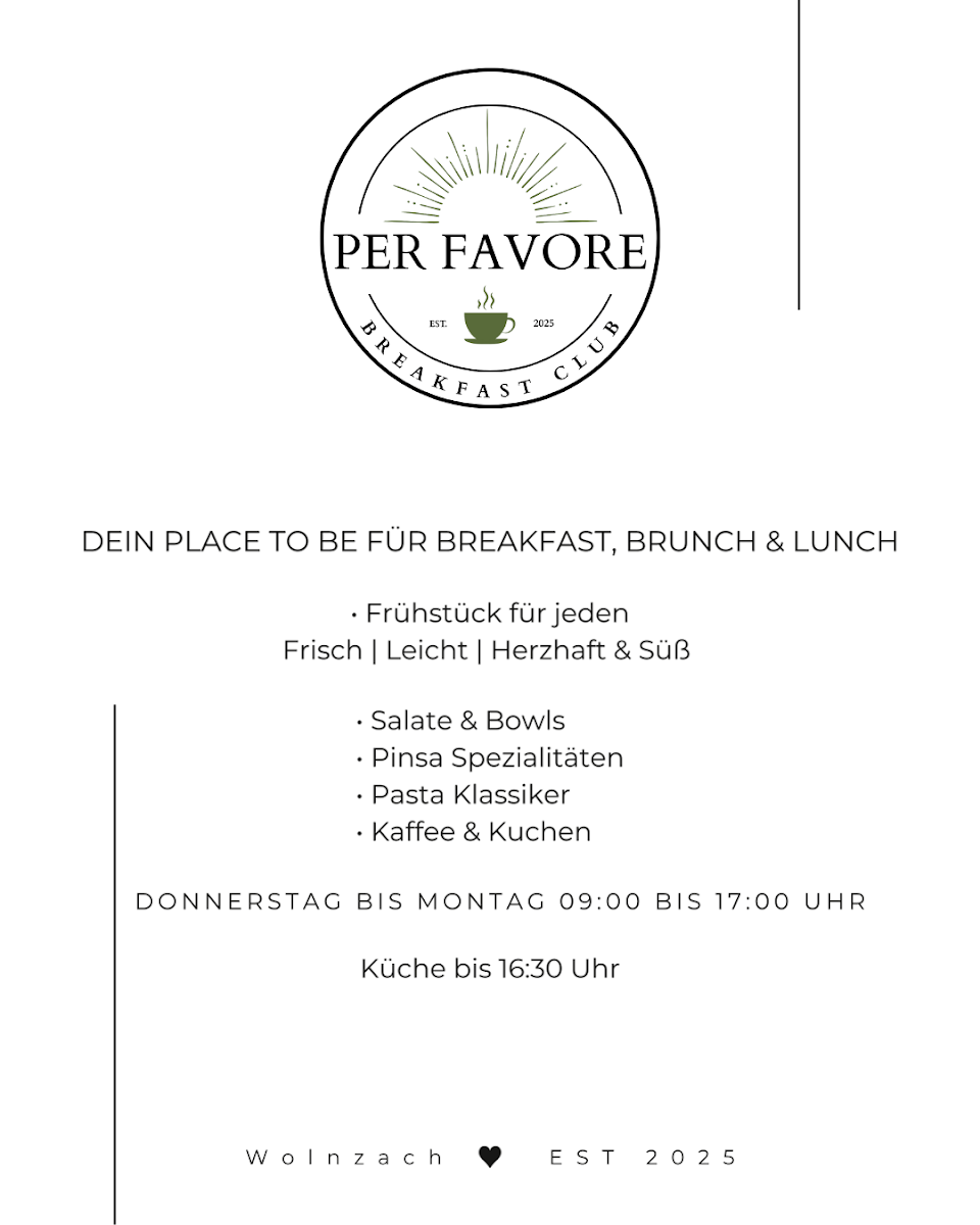 Per Favore - Breakfast Club Photo Menu 10