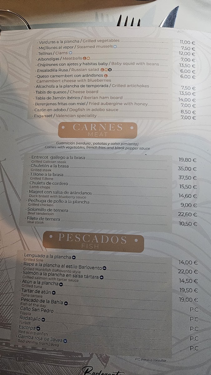 Barlovento Tapas - Bar Photo Menu 6