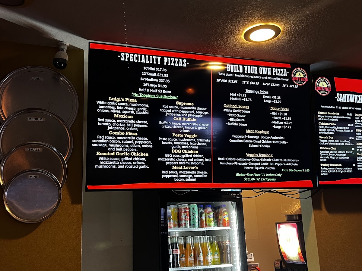 Luigi`s Pizza Photo Menu 3