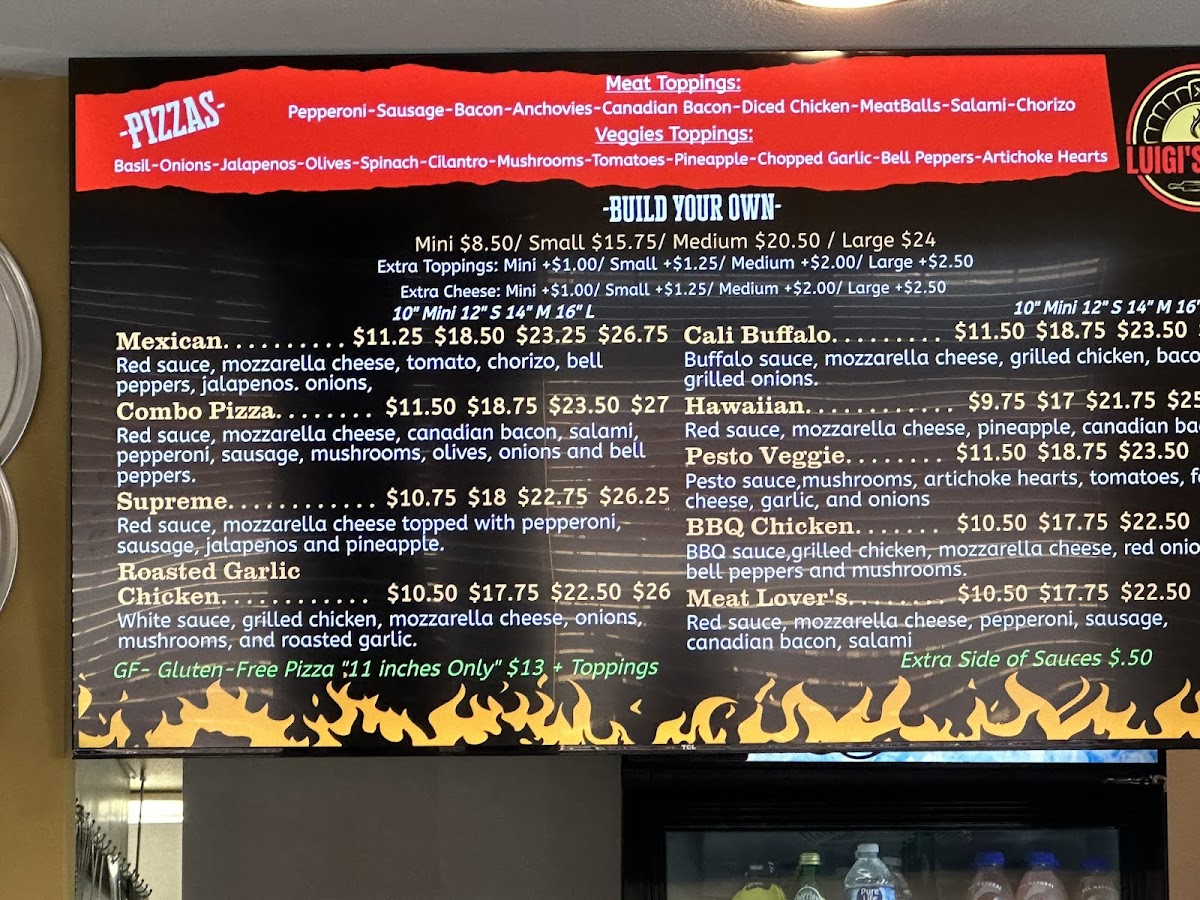 Luigi`s Pizza Photo Menu 4