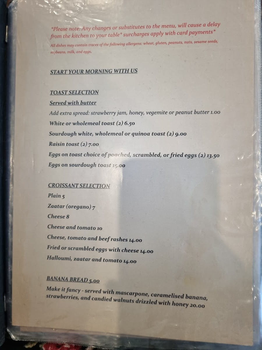 Cafe Roman Photo Menu 2
