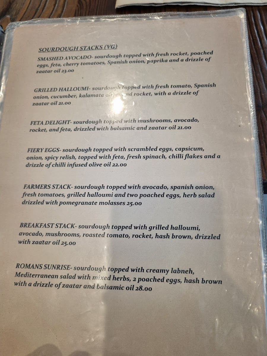 Cafe Roman Photo Menu 3