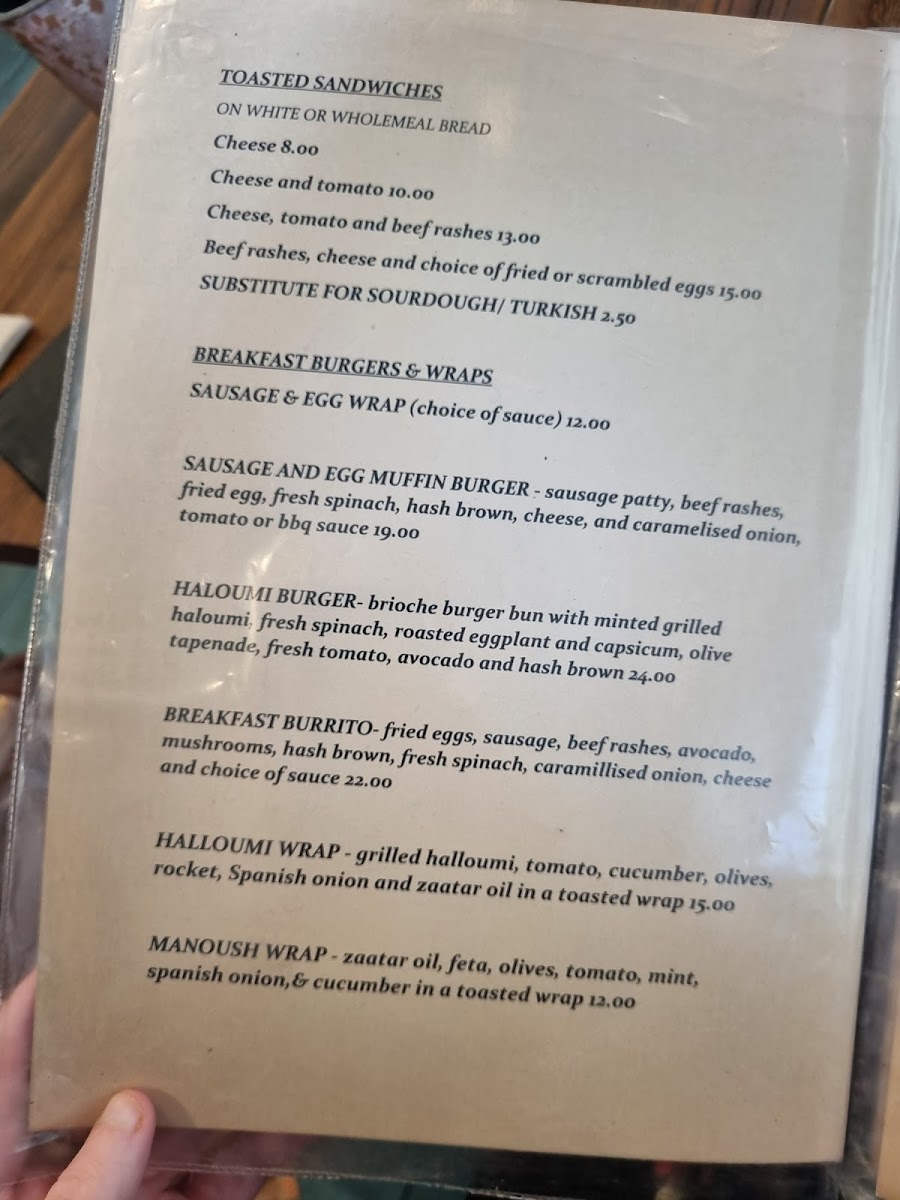 Cafe Roman Photo Menu 5