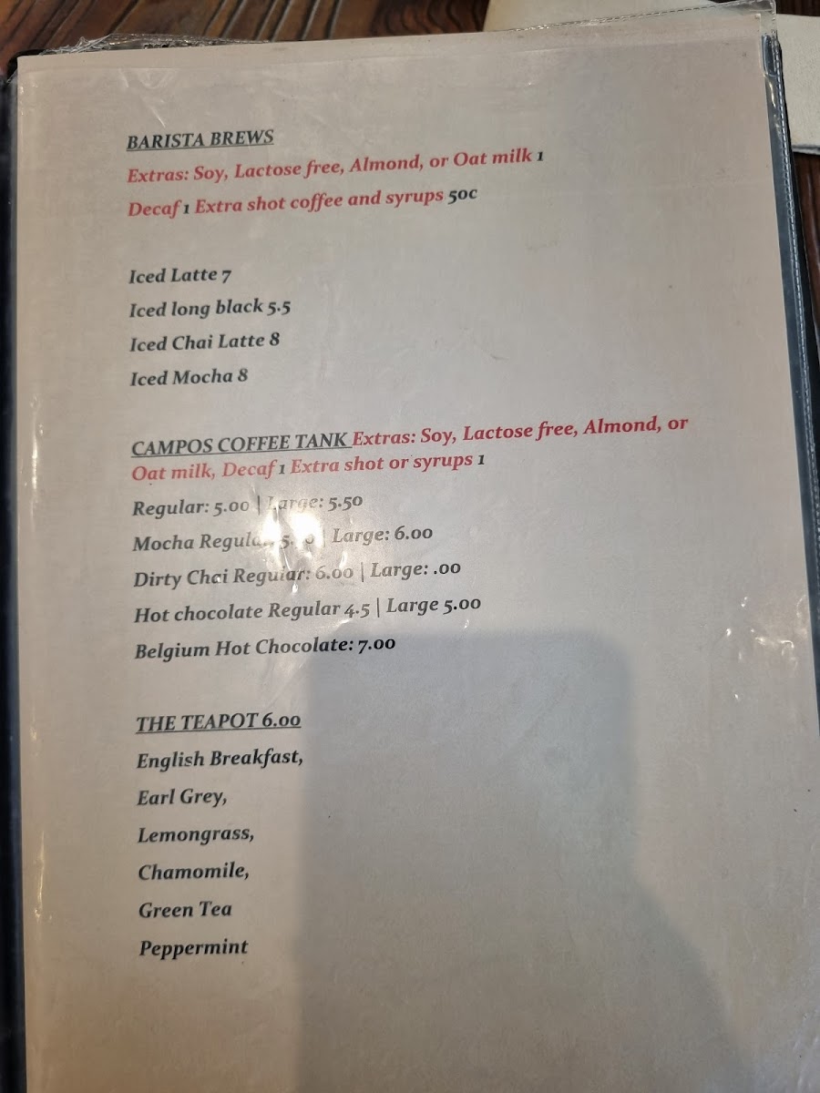 Cafe Roman Photo Menu 8