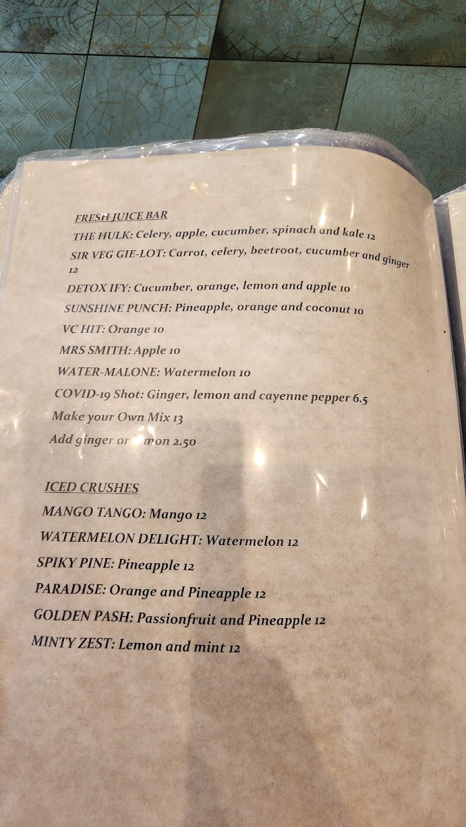 Cafe Roman Photo Menu 9
