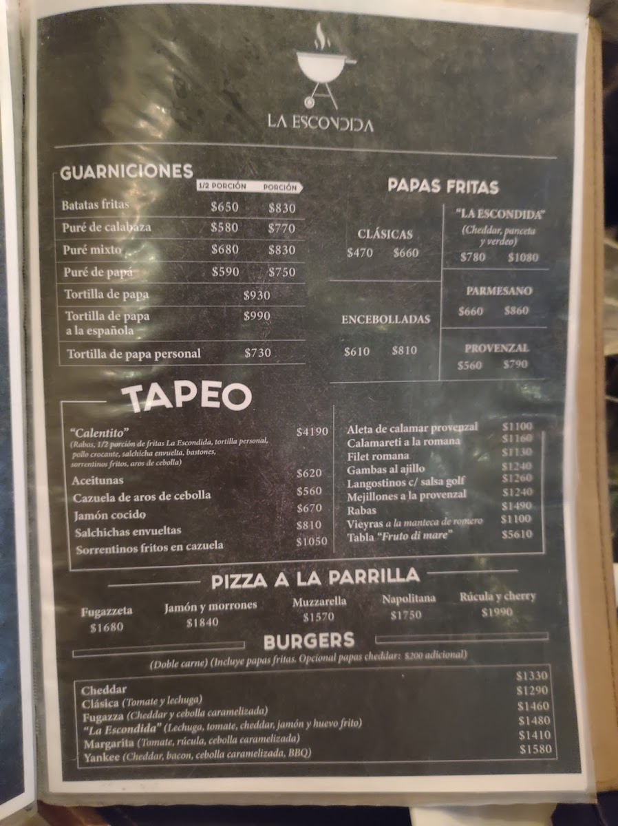 La Escondida Photo Menu 7