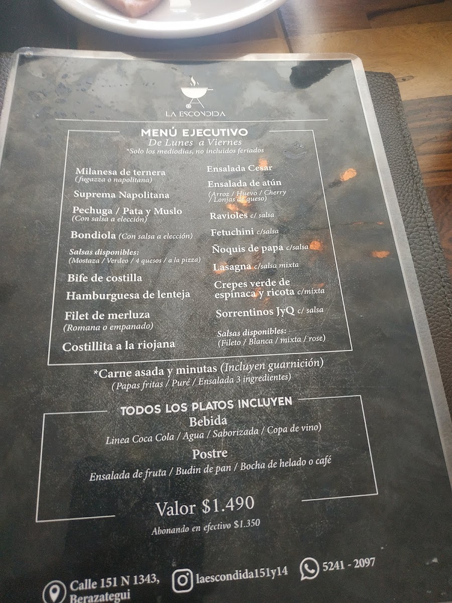 La Escondida Photo Menu 8
