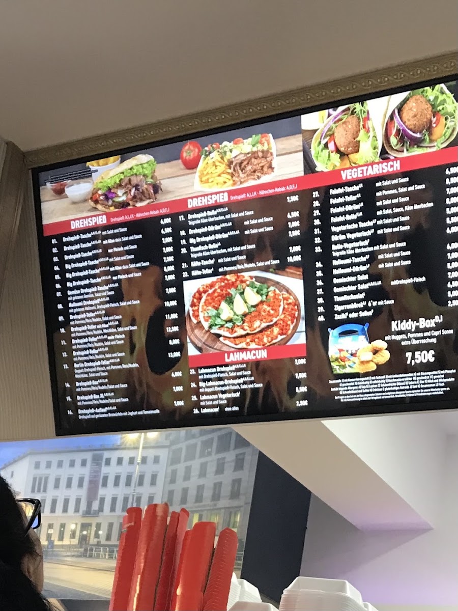Berlin Döner Photo Menu 1