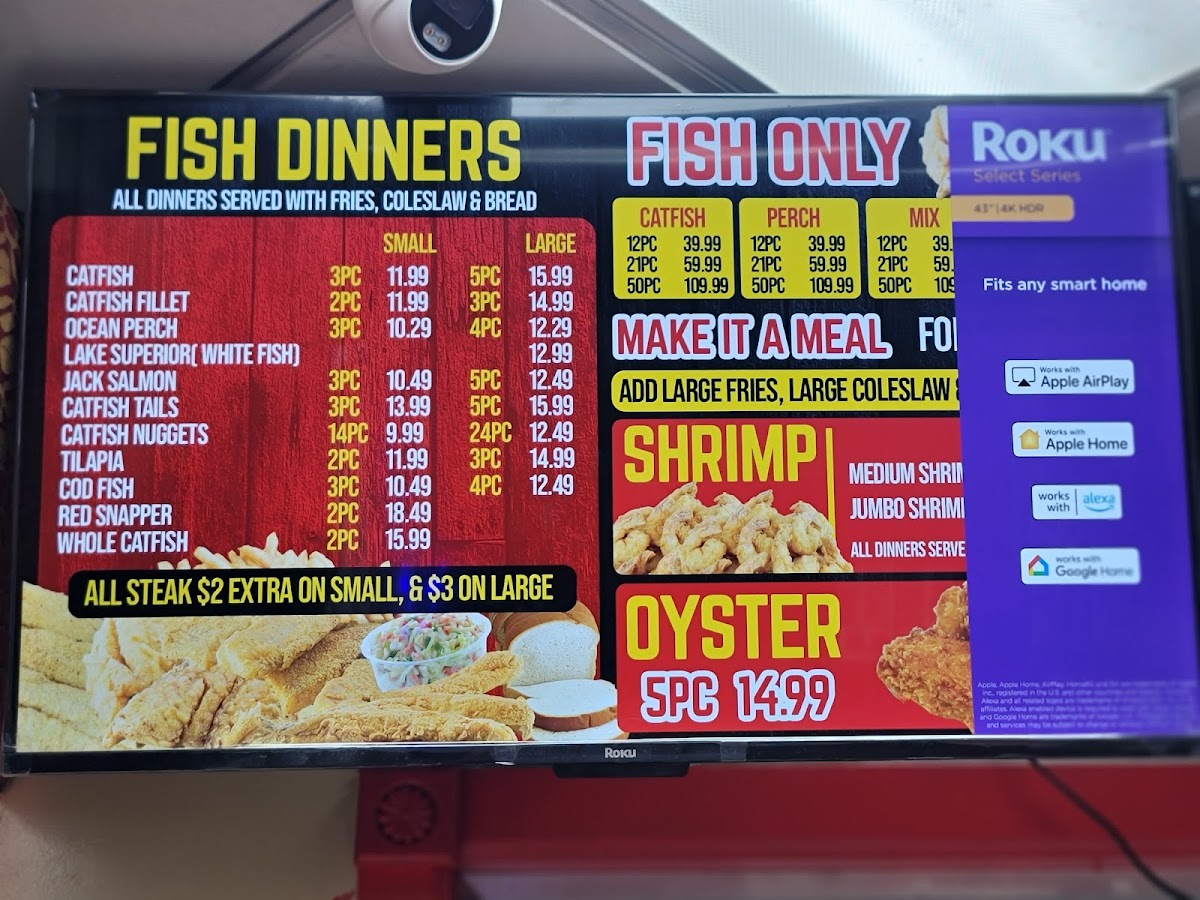 JJ Fish & Chicken Photo Menu 3