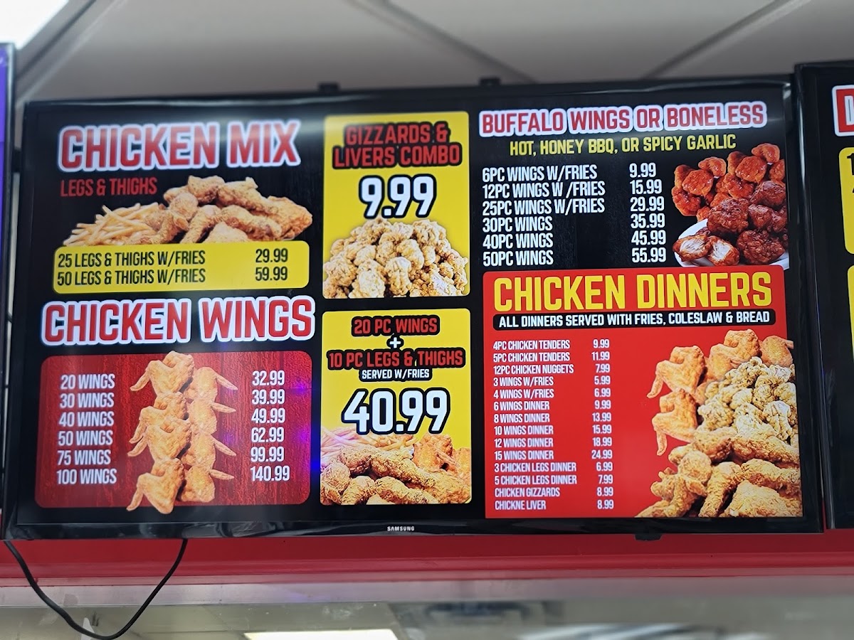 JJ Fish & Chicken Photo Menu 6
