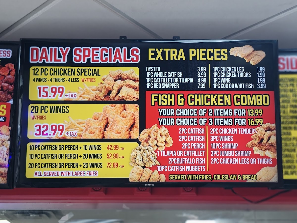 JJ Fish & Chicken Photo Menu 8