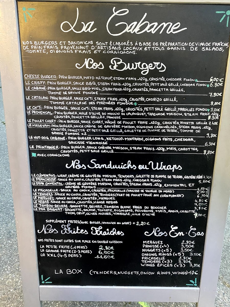 La Cabane Photo Menu 4