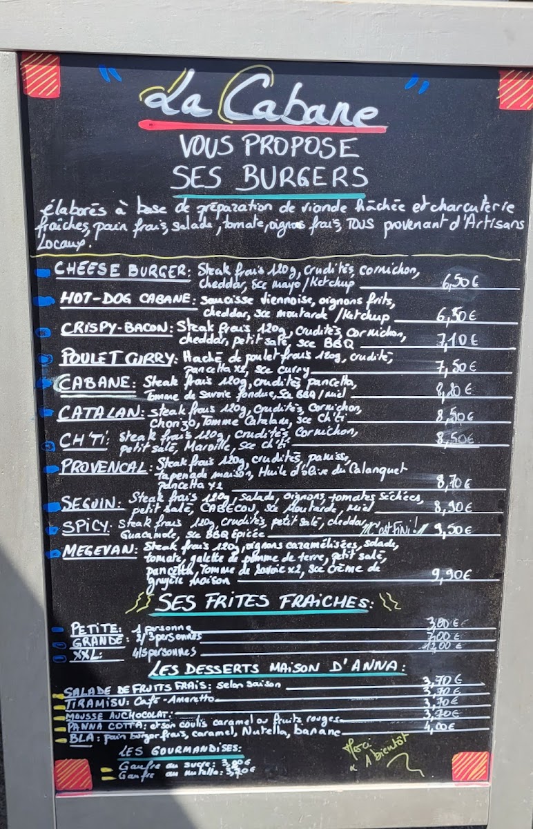 La Cabane Photo Menu 6