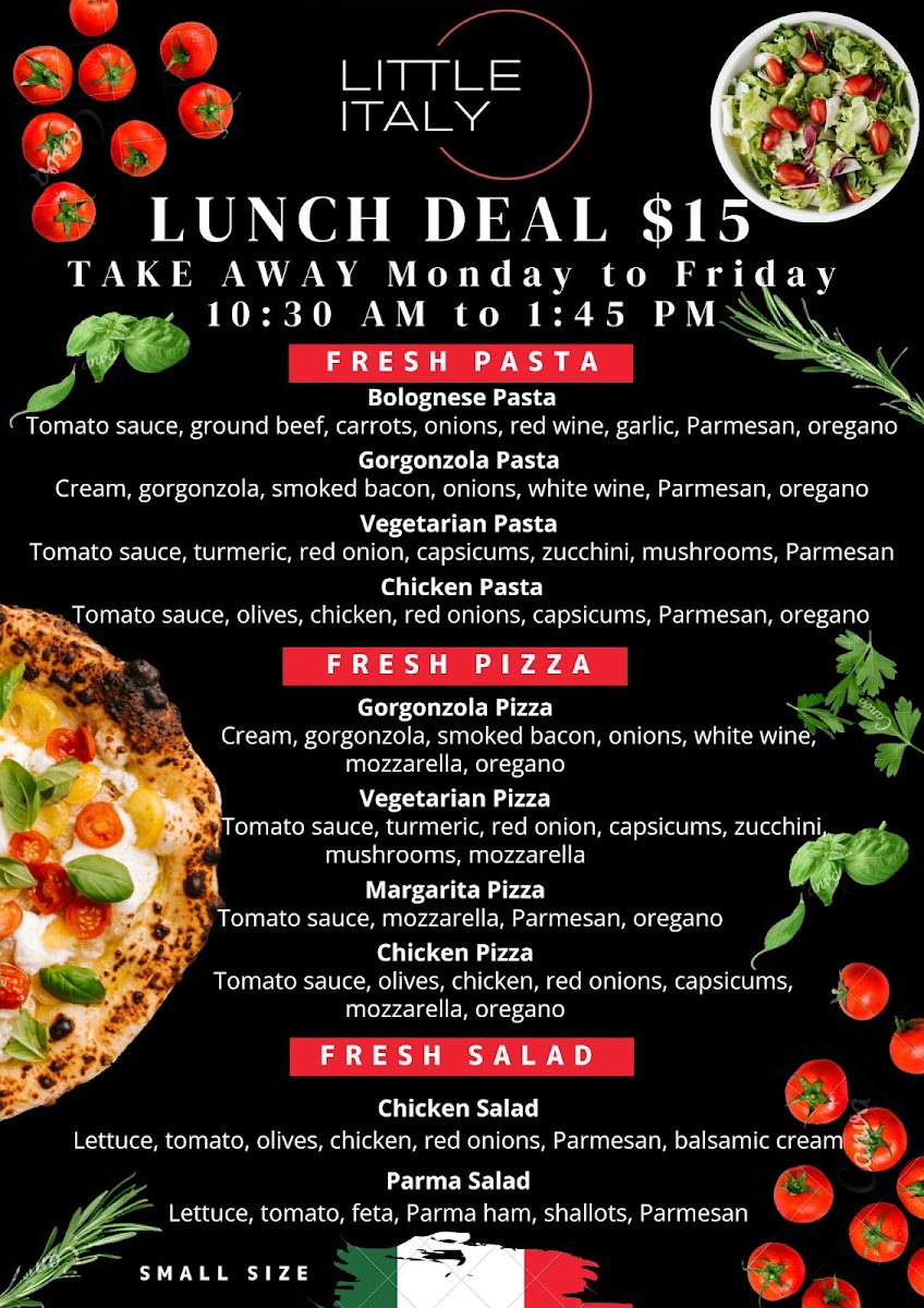 Little Italy Photo Menu 1