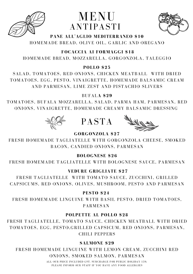 Little Italy Photo Menu 3