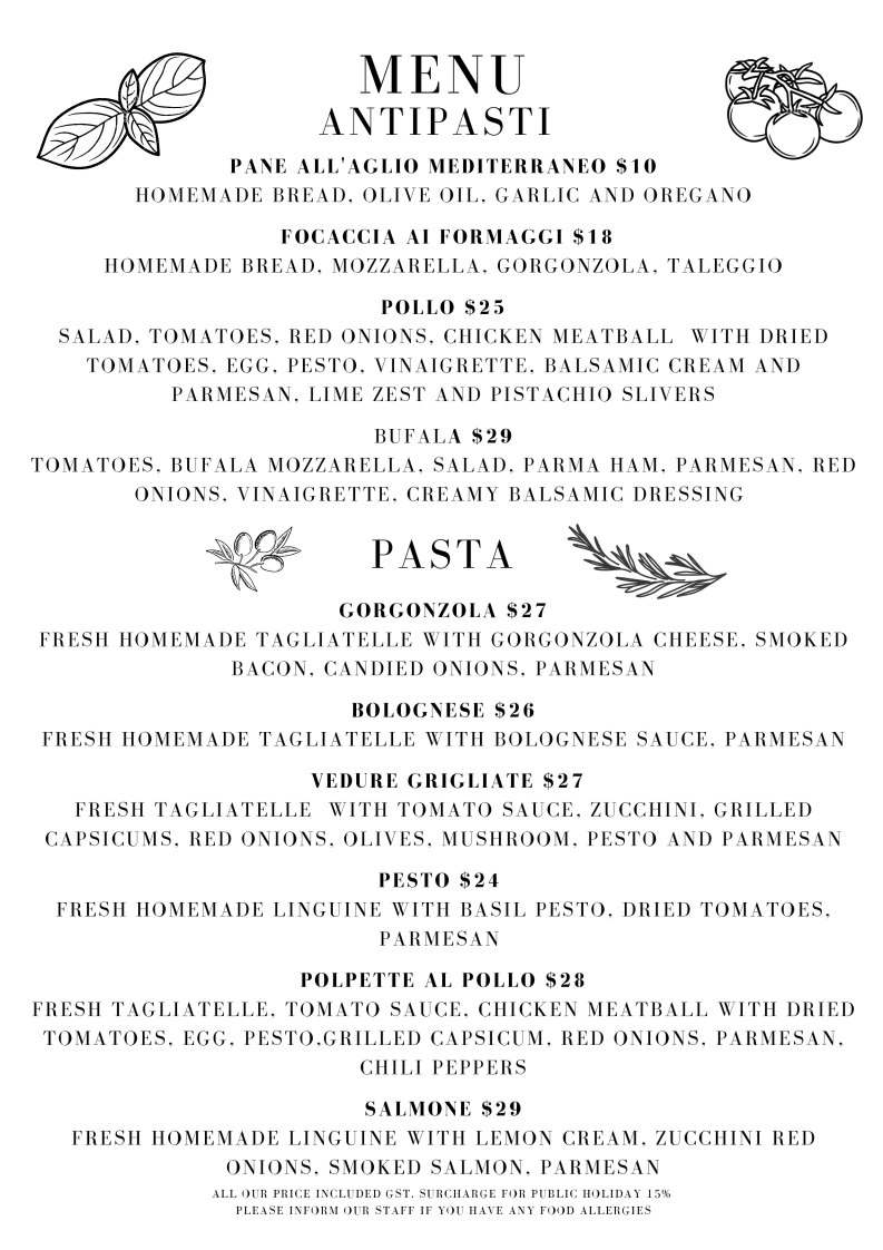 Little Italy Photo Menu 4
