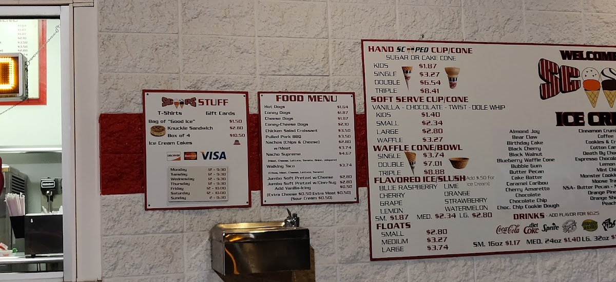 Scoops Ice Cream Photo Menu 5