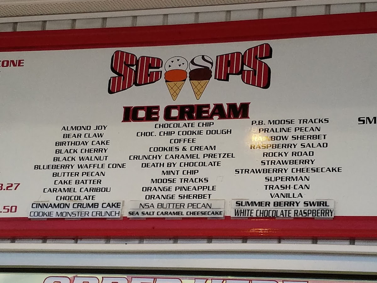 Scoops Ice Cream Photo Menu 7