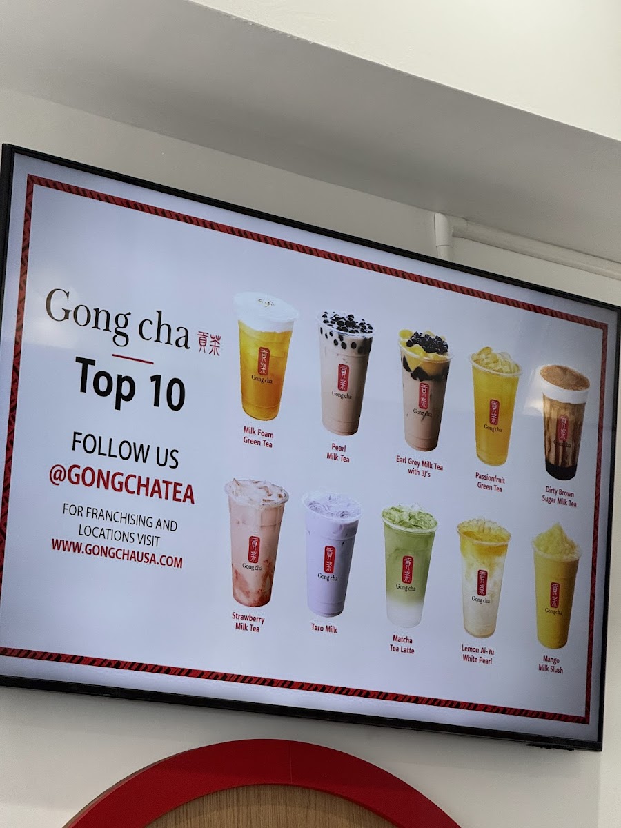Gong cha Photo Menu 1