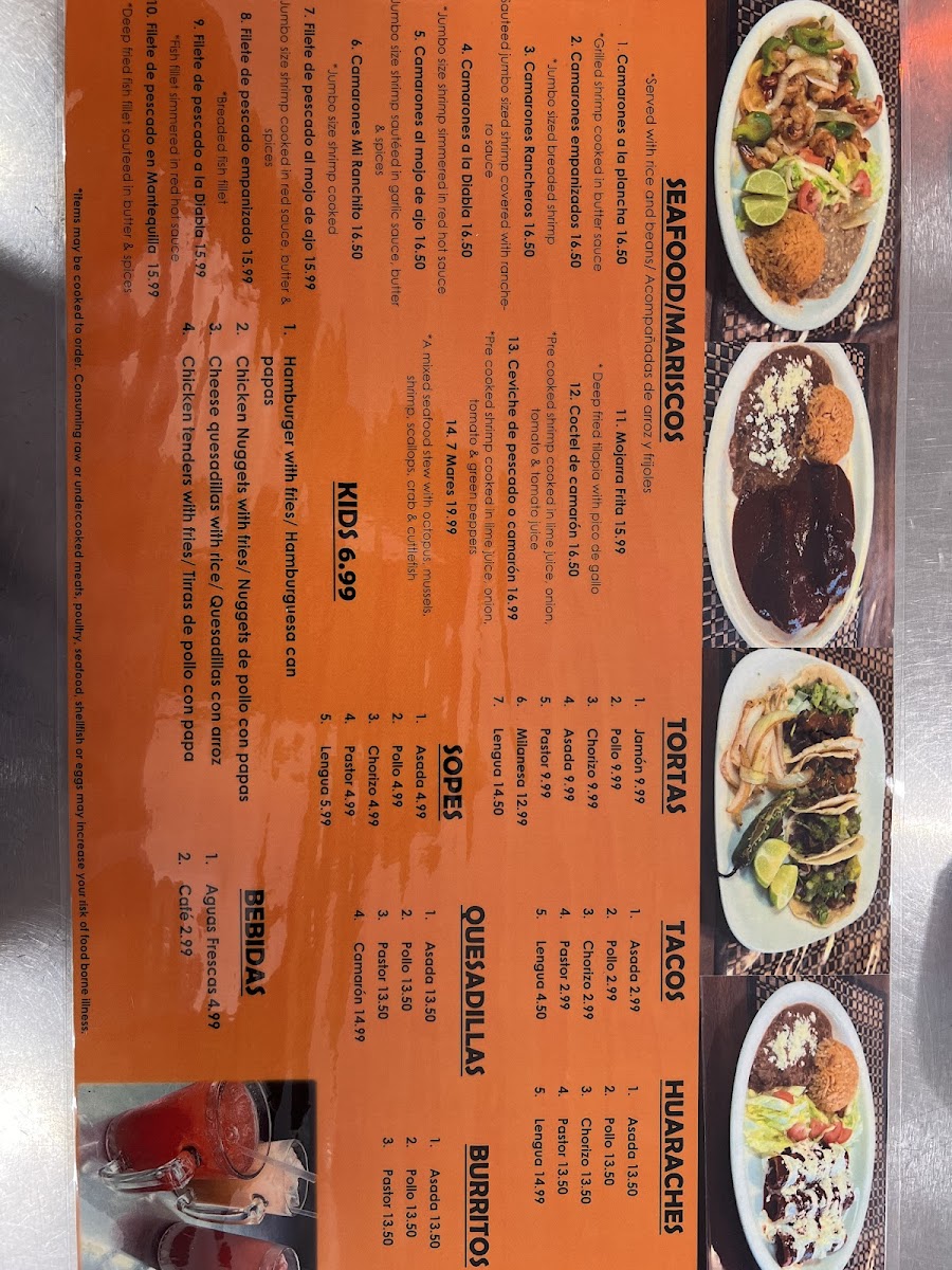 Mi Ranchito Photo Menu 1