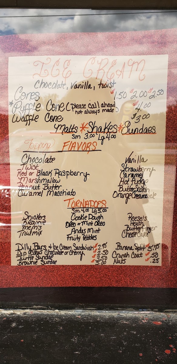 Sweet Spot Photo Menu 1