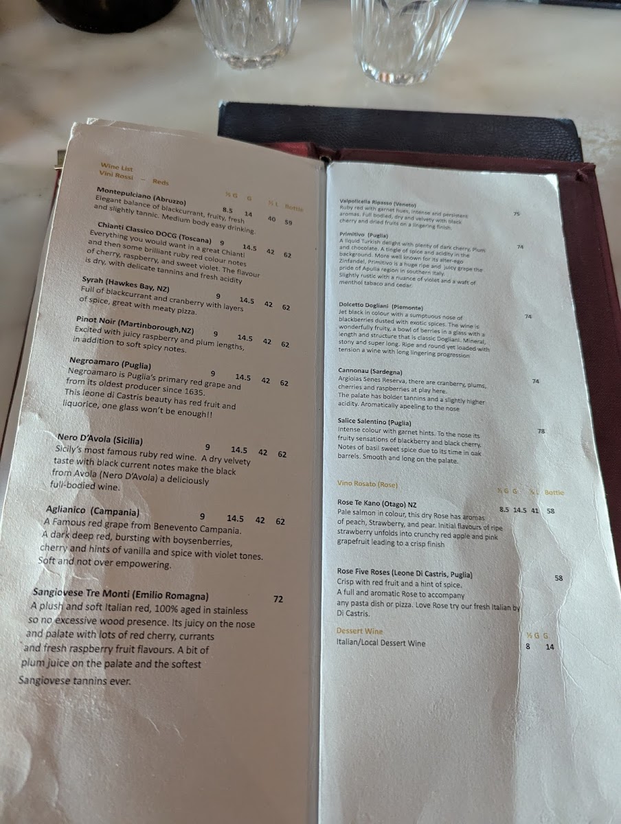 Napoli Photo Menu 1