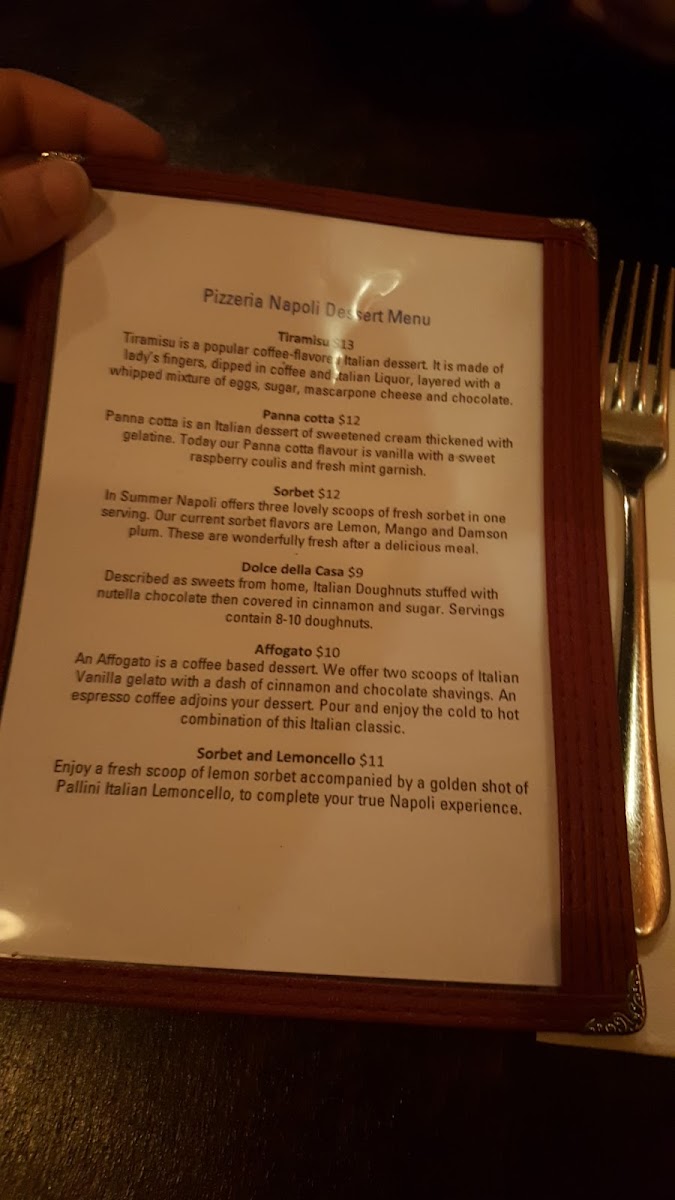 Napoli Photo Menu 3