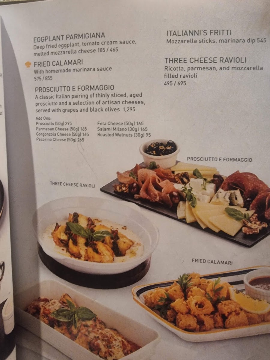 Italianni's Photo Menu 4