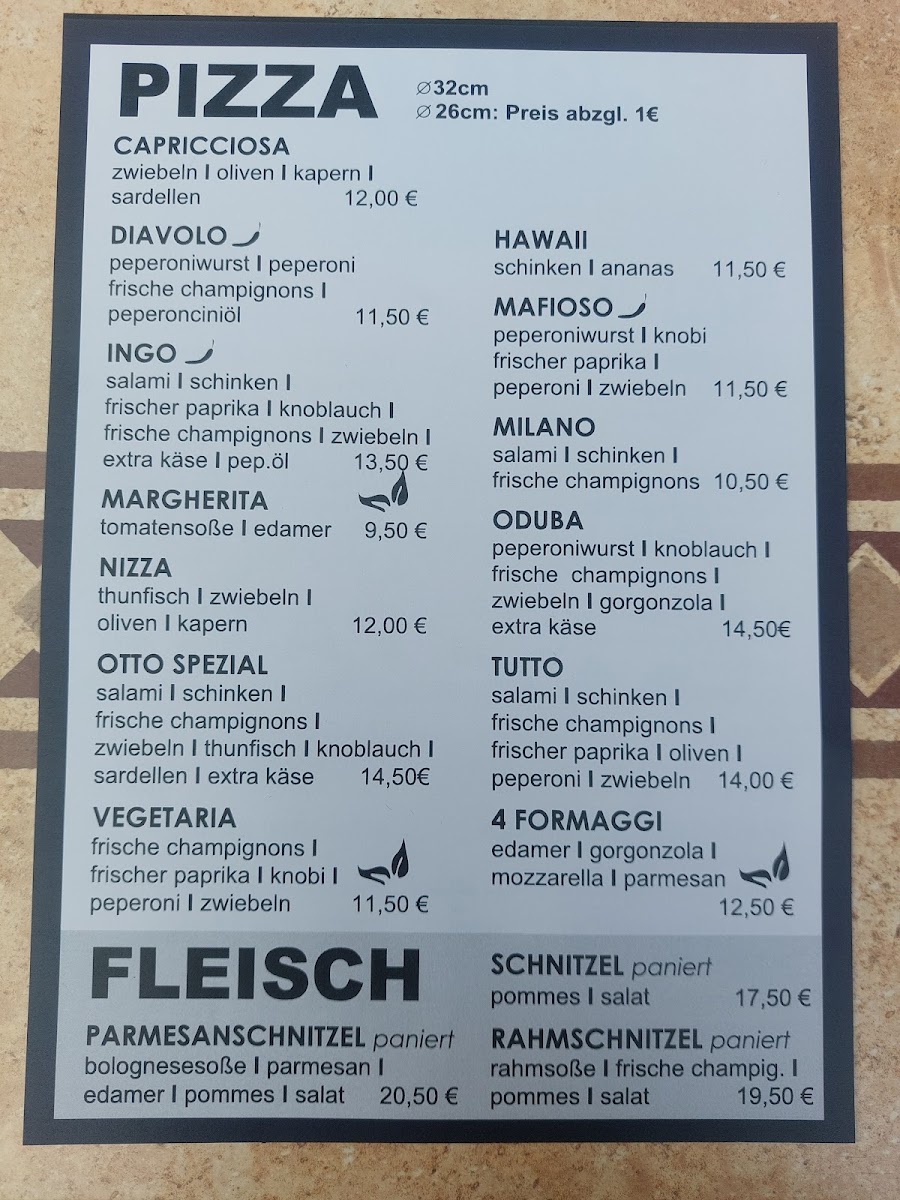 Pizzeria Angelo Photo Menu 1