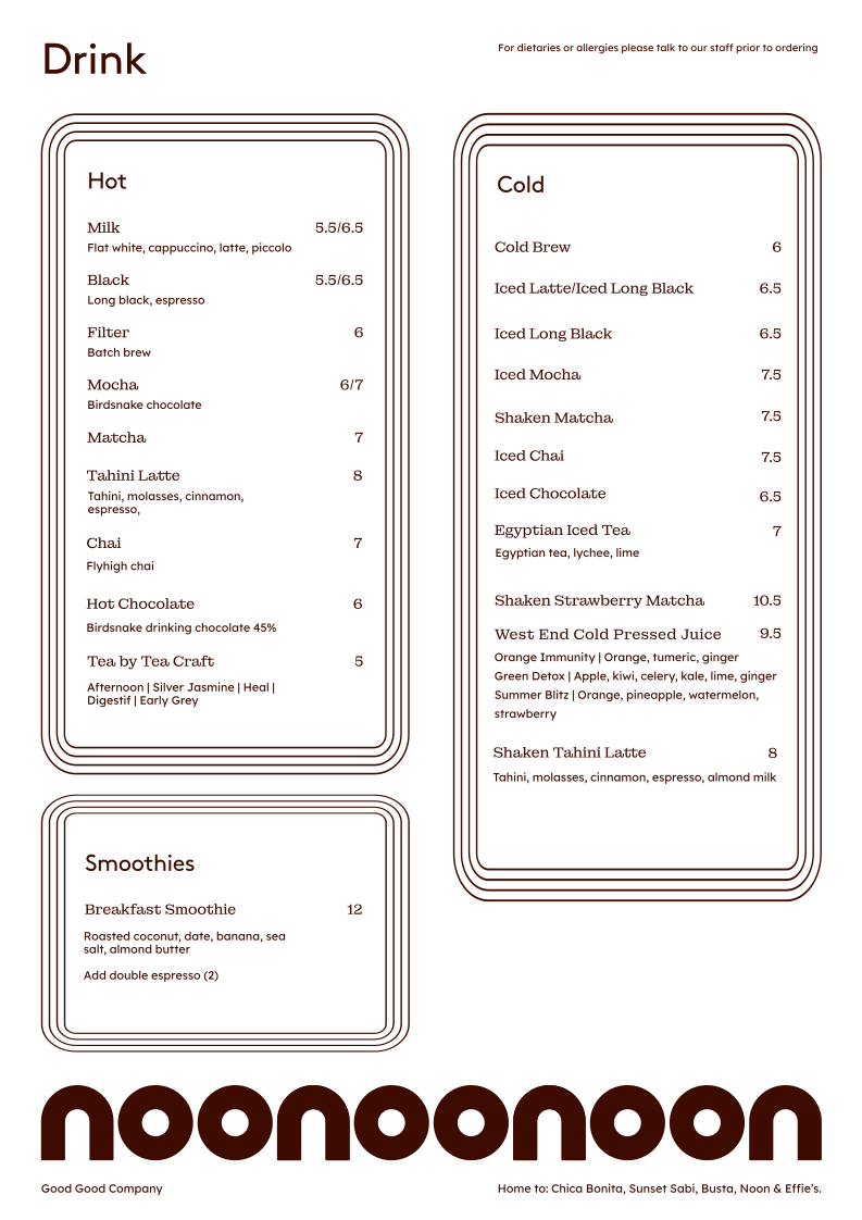Noon Photo Menu 2